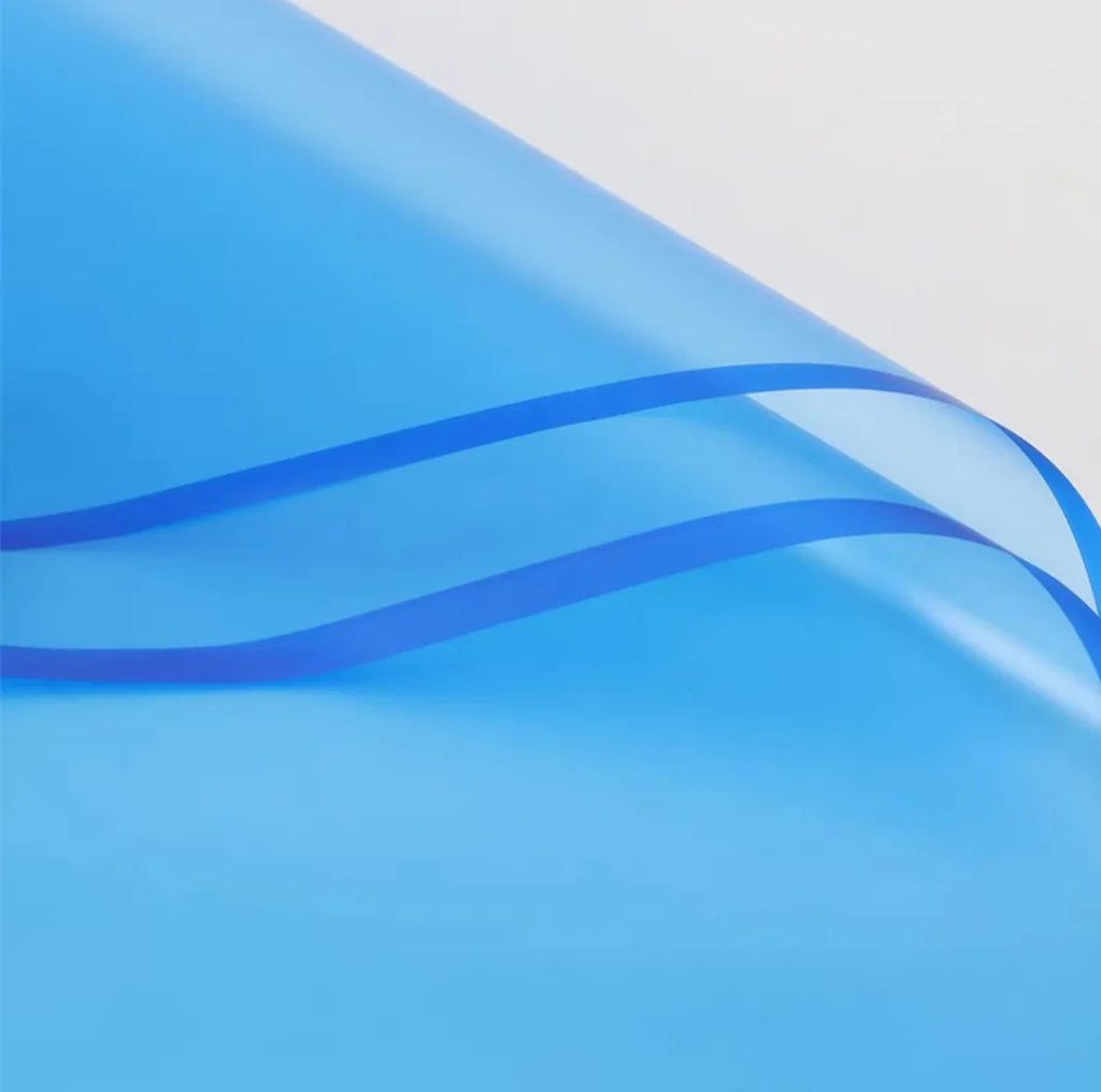 Fog Flower Wrapping Paper 5 Sheets | Korean Style Half Transparent Gift Wrap for Bouquets