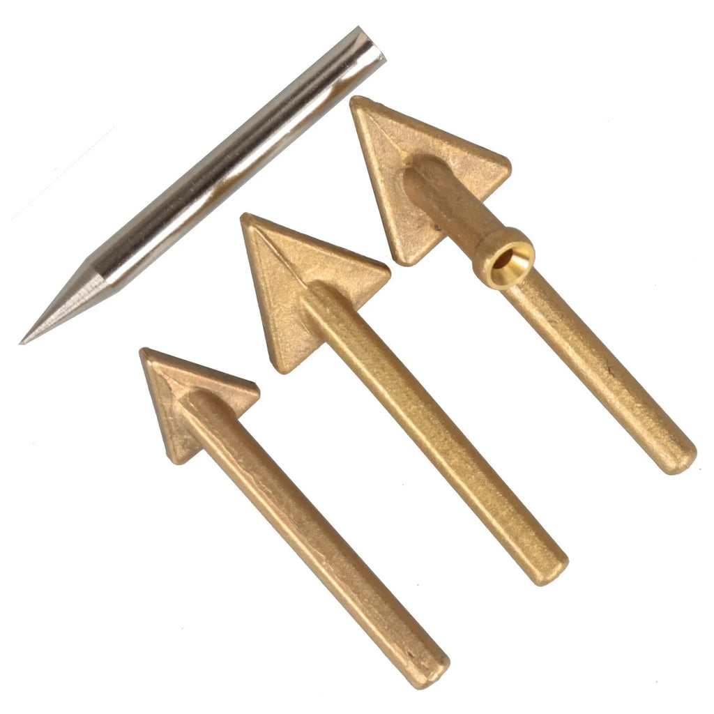 Plastic Repair Triangular Copper Smoothing Head | 80W Plastic Welding Soldering Iron Tip