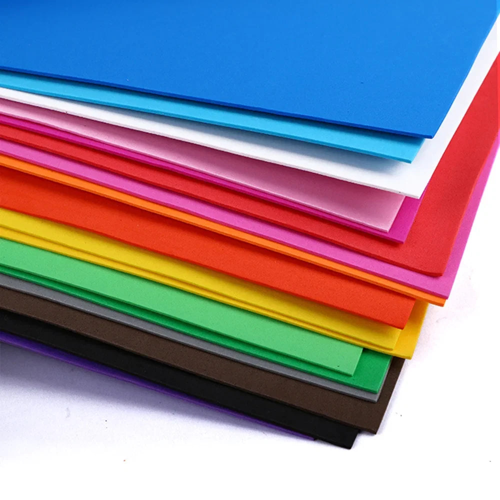 Colorful EVA Foam Sheets 2mm | 50x50cm Craft Foam Paper for DIY Projects