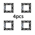 Mirror Style Switch Decals | 4 Pack Decorative Wall Stickers for Living Room