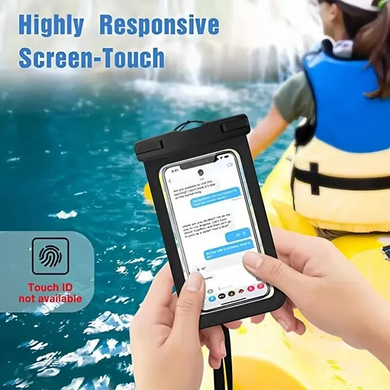 Waterproof Phone Case IPX8 | Universal Underwater Pouch for iPhone 14 13 12 11 Pro Max Plus XS XR