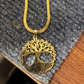 Tree of Life Pendant Necklace | Stainless Steel Snake Chain Choker for Men and Women