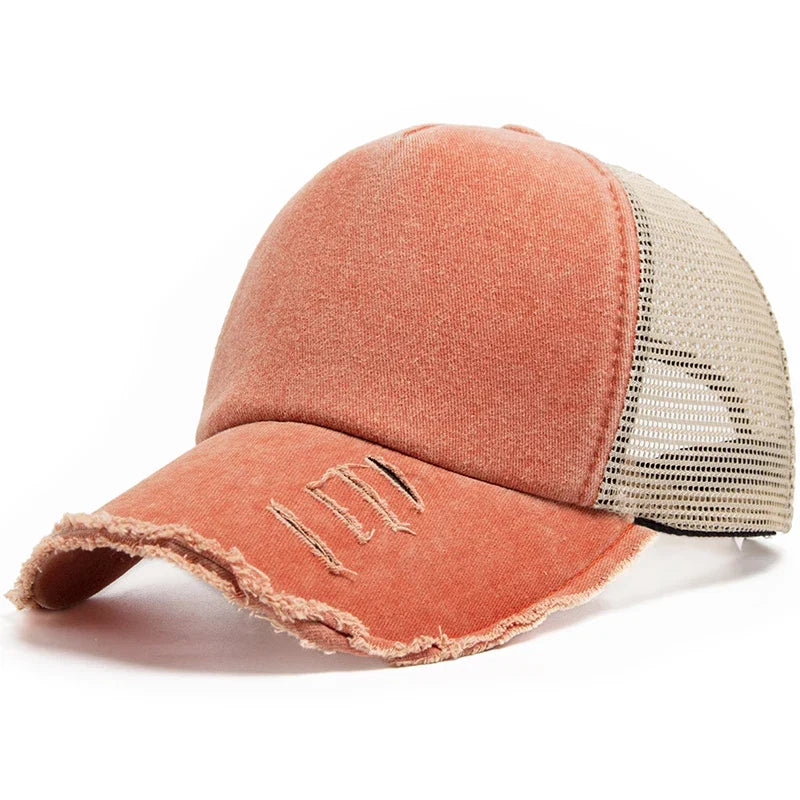 Mesh Baseball Cap for Summer | Lightweight Unisex Snapback Hat