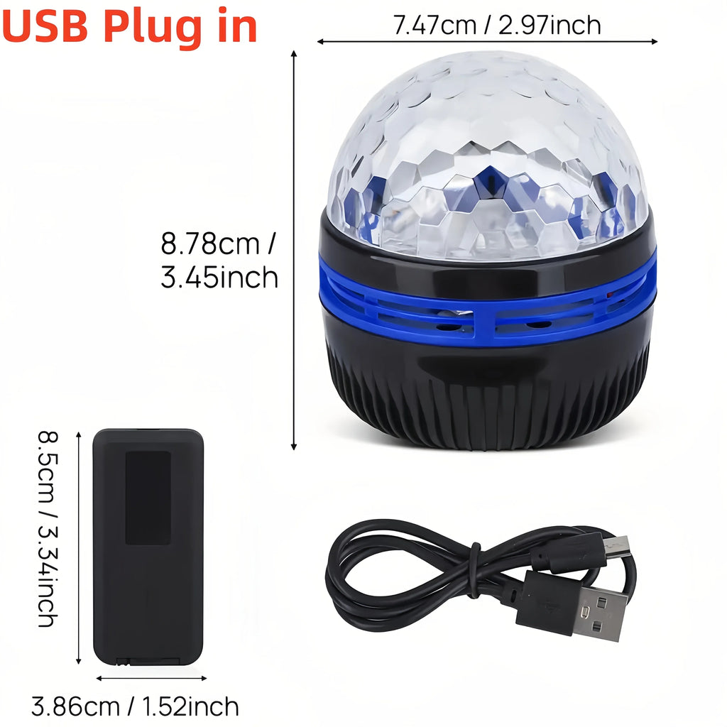 Aurora Borealis Starry Sky Projector | USB Night Light with Remote Control