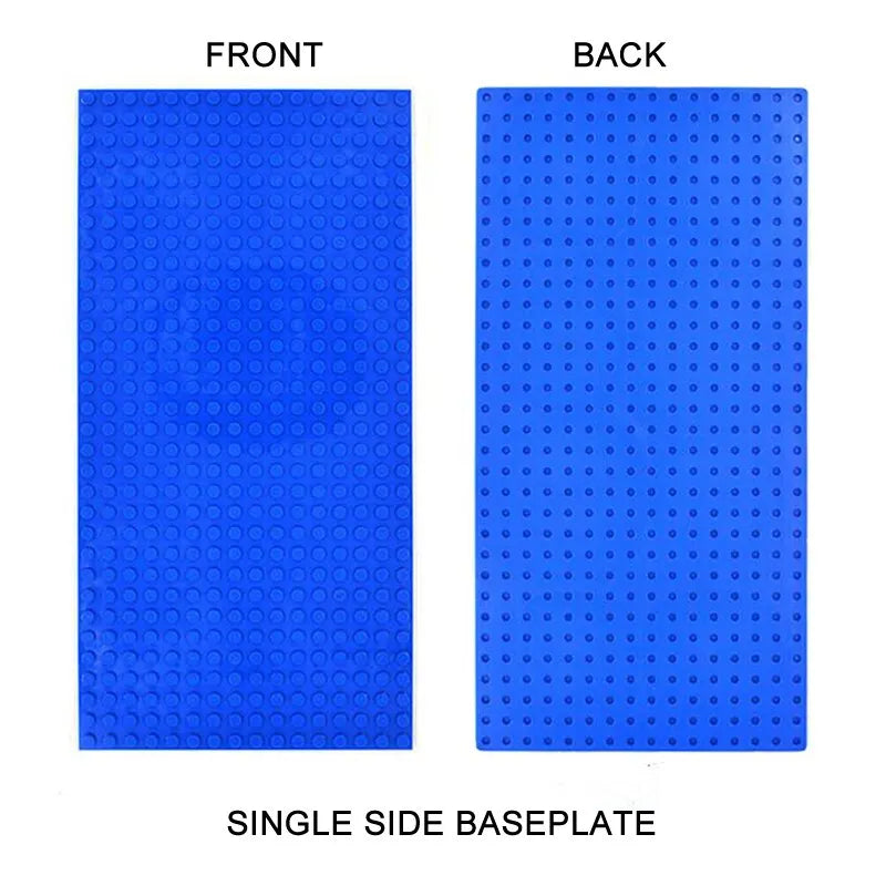 Classic Building Block Baseplates | 3-Pack Compatible Base Plates for Creative Construction Toys