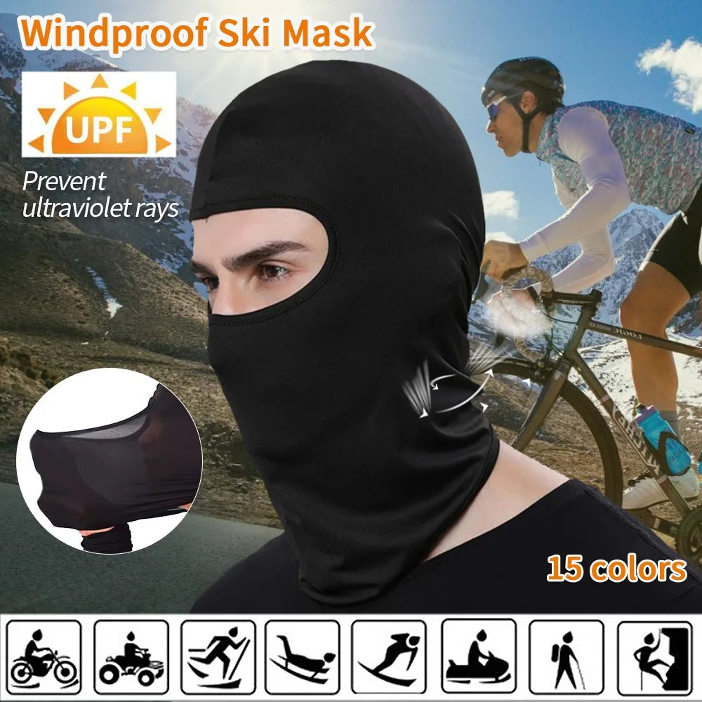 Cool Full Face Cycling Cap Balaclava | UV Protection and Quick-Dry for Men