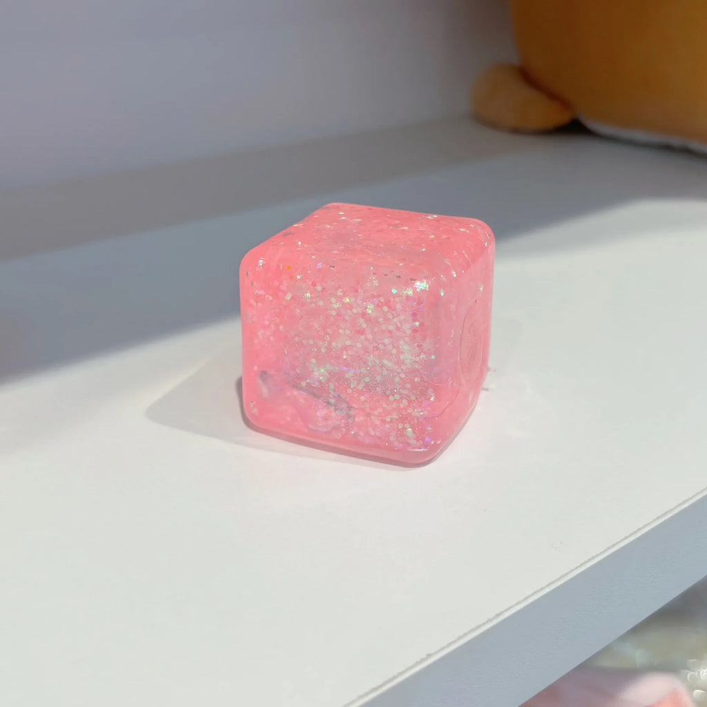 Ice Cube Fidget Toy | Stress Relief Squeeze Ball for Anxiety and ADHD