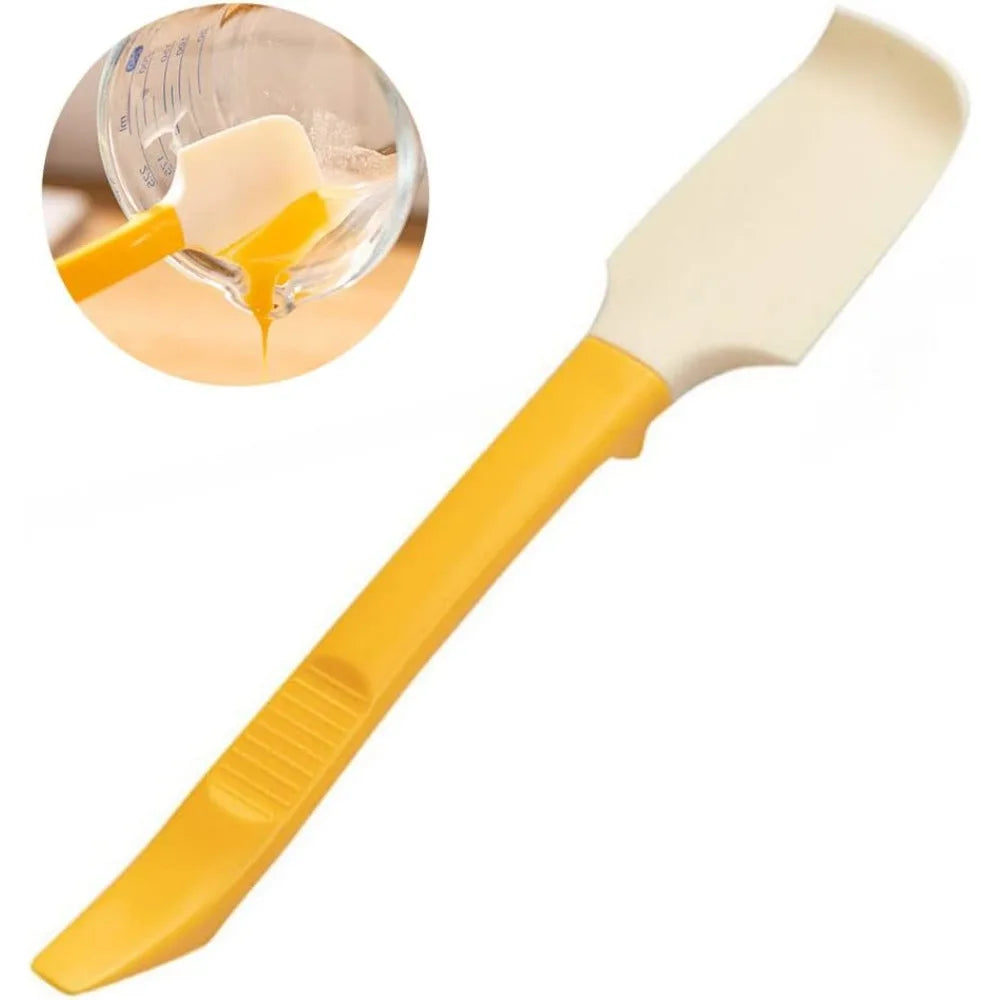 Silicone Jam Spatula with Can Opener End | Multi-Purpose Jar Spreader and Scraper