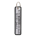 No Risk No Fun Embroidery Keychain | Motorcycle Key Fob Gift