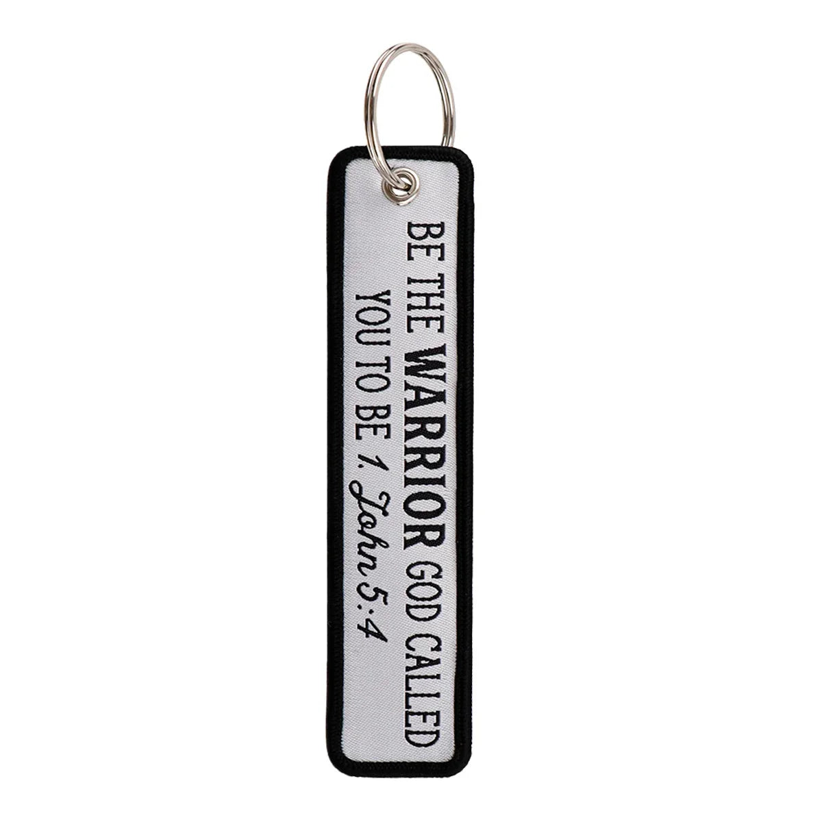 No Risk No Fun Embroidery Keychain | Motorcycle Key Fob Gift