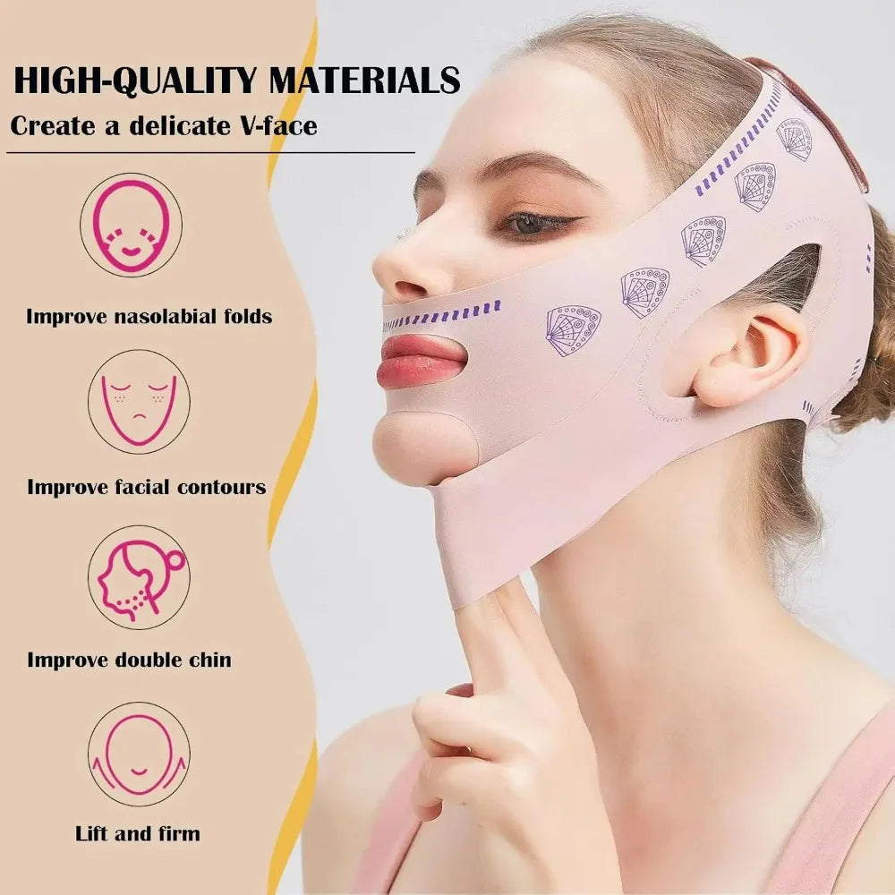 Women Face Slimming Bandage | V Line Lifting Strap for Cheek and Chin Lift