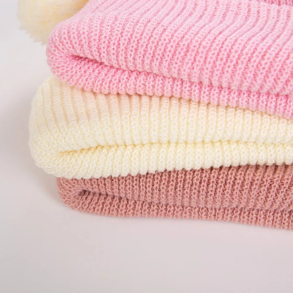 Baby Knotted Turban Hat for Newborns | Pom Pom Cap