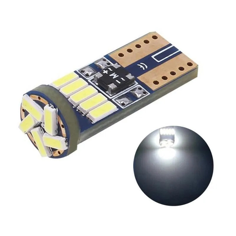T10 W5W 4014 15SMD LED Canbus Bulbs | High Power 6000K White No Error