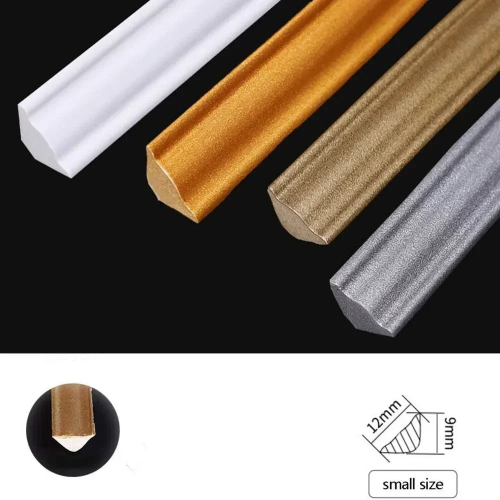 Self-Stick Wall Skirting Trim | 3D Flexible Border Decorative Line