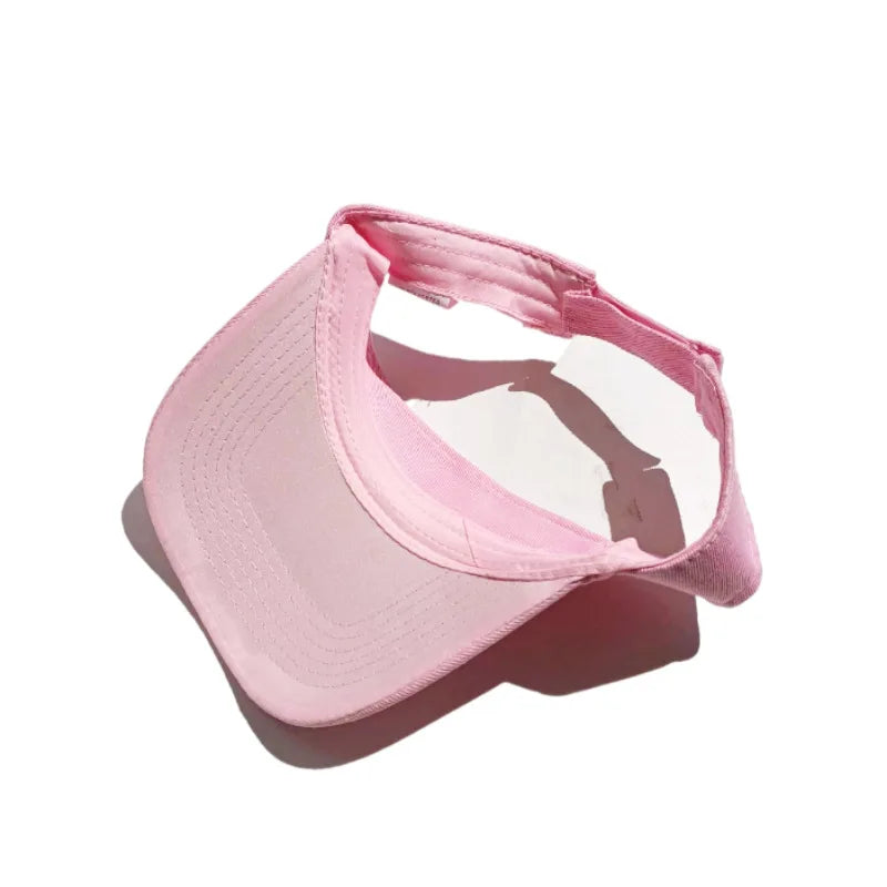 Unisex Outdoor Sports Hat | UV Protection Adjustable Visor Cap for Tennis Golf Running
