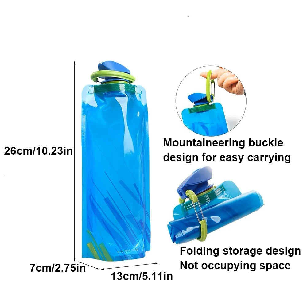 Foldable Outdoor Cycling Water Bottle | Portable Sports Water Cup