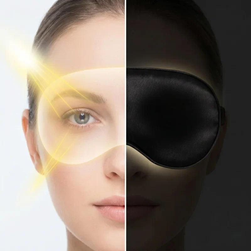 Silky Sleep Mask | 100% Blackout Eye Mask for Travel, Nap & Night Sleep