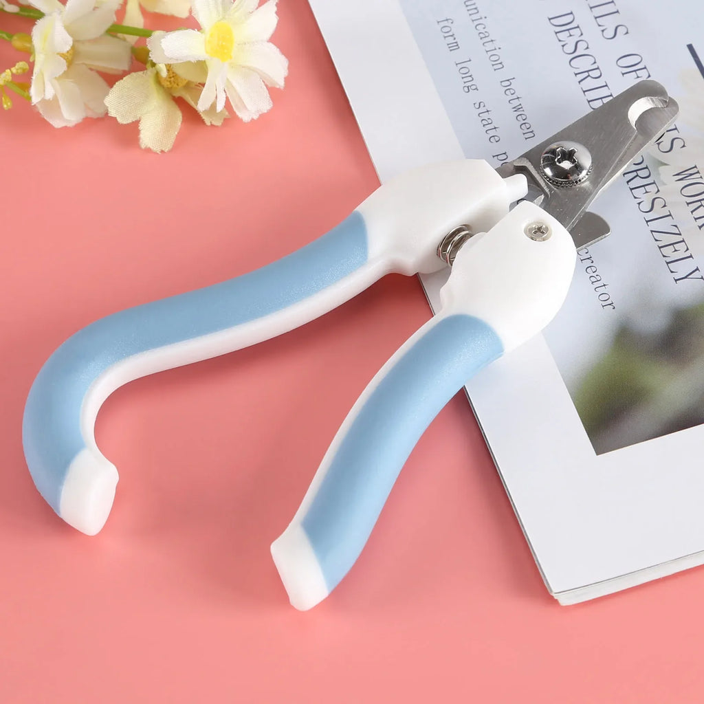 Professional Pet Nail Clippers for Dogs and Cats | Stainless Steel Two-Color Design