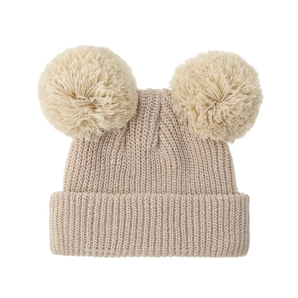 Baby Knotted Turban Hat for Newborns | Pom Pom Cap