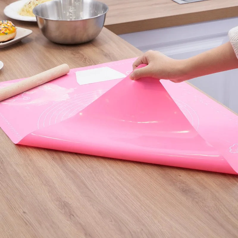 Large Silicone Pastry Mat | Non-Stick Dough Rolling Board