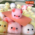 Cute Squeeze Stress Toy | Kawaii Silicone Pinch Toy Keychain