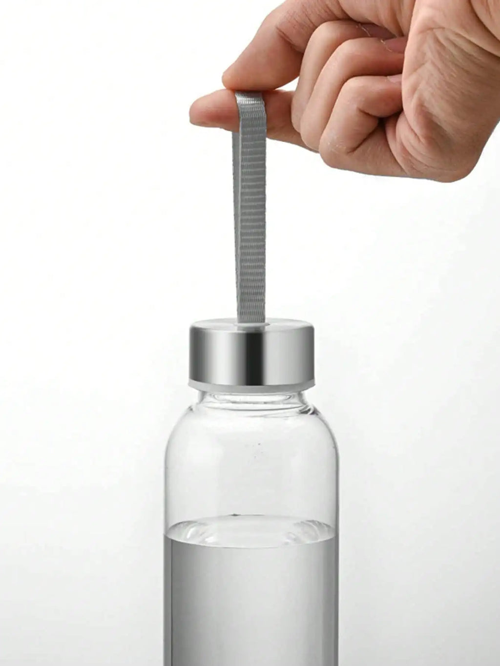 600ml Transparent Water Bottle with Carrying Strap | Daily Direct Drinking Cup