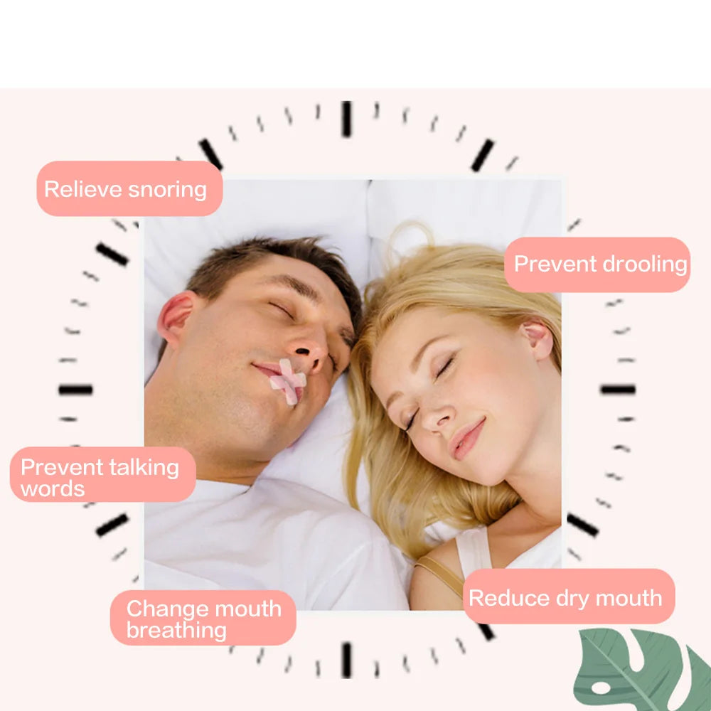 30/60/150/300pcs Mouth Tape for Sleeping | Anti Snoring Patch for Better Breath and Quiet Sleep