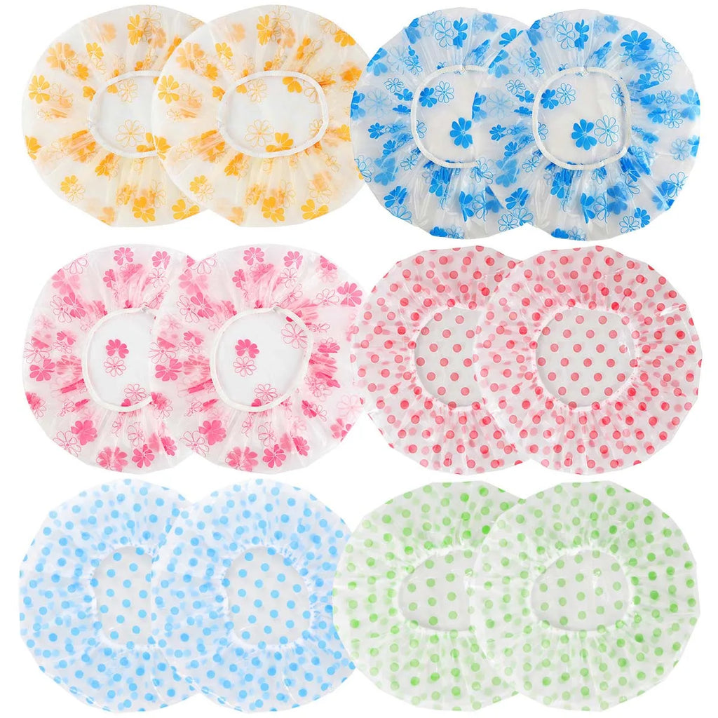 Shower Cap for Long Hair | Waterproof Reusable Hair Cover