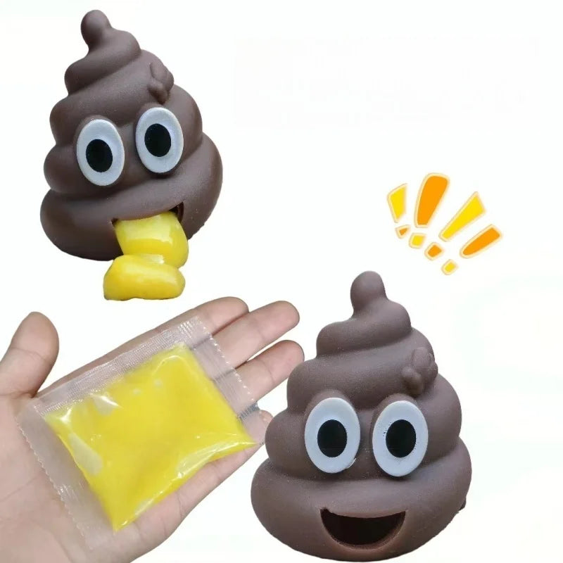 Prank Vomit Stool Toy | Silicone Gag Gift for Practical Jokes
