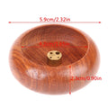 Rosewood Incense Burner Stick Holder | Bowl Shape Censer for Home Decor