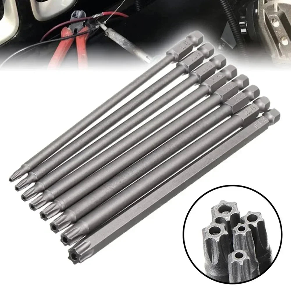1PC Long 150mm Magnetic Torx Screwdriver Bit | Alloy Steel 1/4 Inch Hex Torx Screw Driver
