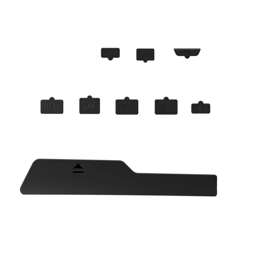 9Pcs Dust Plug Set for PS5 Slim | Silicone Port Protector Covers