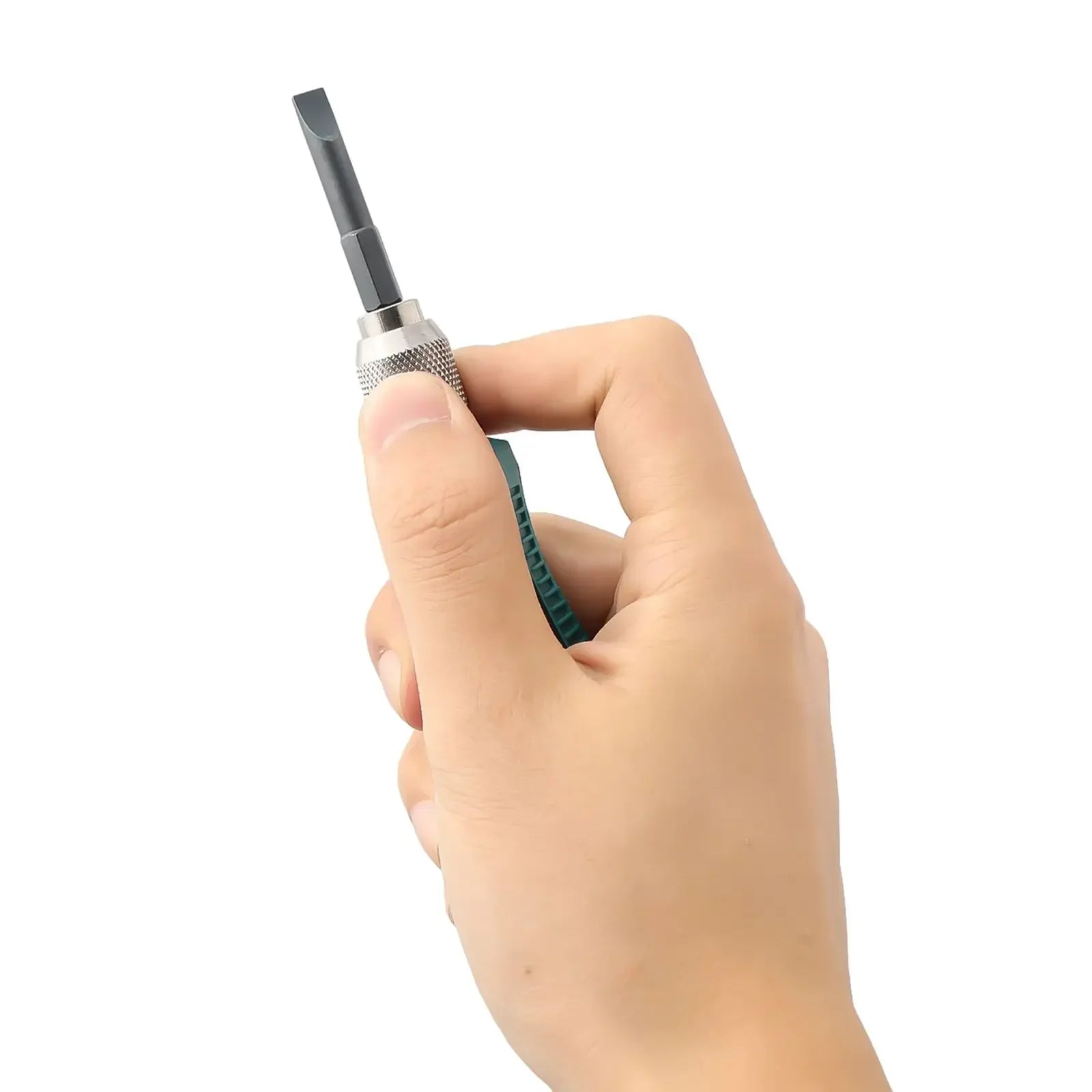 1/4'' Hex Screwdriver Handle | Magnetic Self-Locking Bit Holder for Repairs