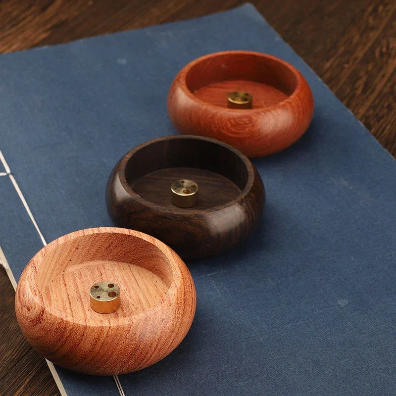 Wooden Incense Holder Ash Catcher | Bowl Shape Incense Burner