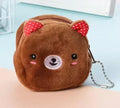 Cartoon Cute Pig Animal Coin Purse | Kawaii Soft Plush Zipper Wallet for Kids