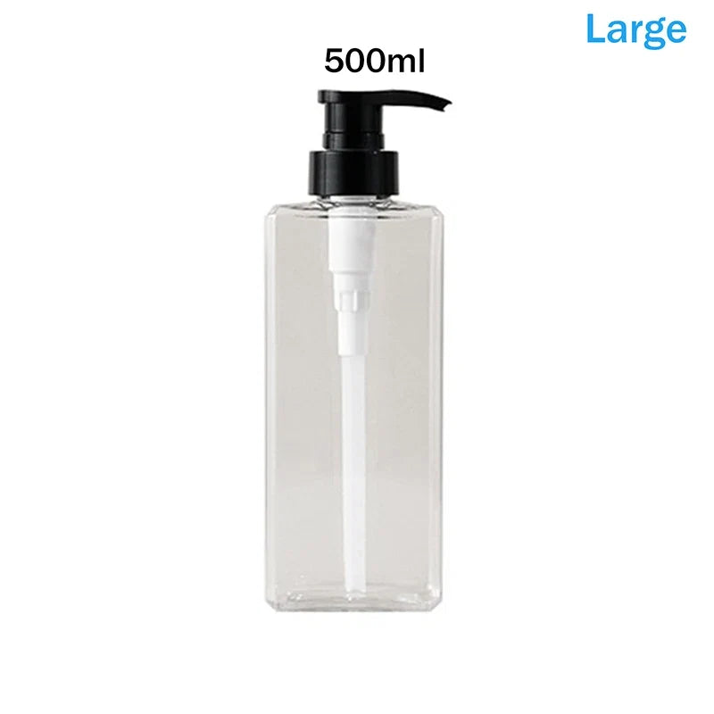 Square Soap Dispenser | Refillable 400/500ml Bathroom Pump Bottle