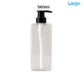 Square Soap Dispenser | Refillable 400/500ml Bathroom Pump Bottle