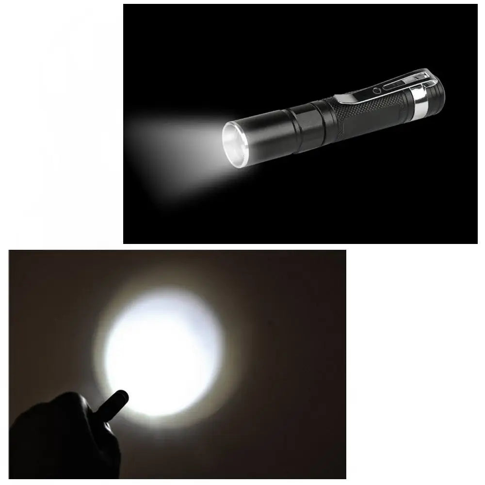 Alonefire 3W XPE LED Mini Penlight Flashlight | Portable Zoom Pocket Torch