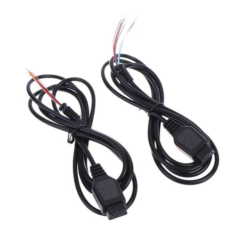 9Pin Controller Extension Cable for Sega Mega Drive 2 | 1.5m Gamepad Cord