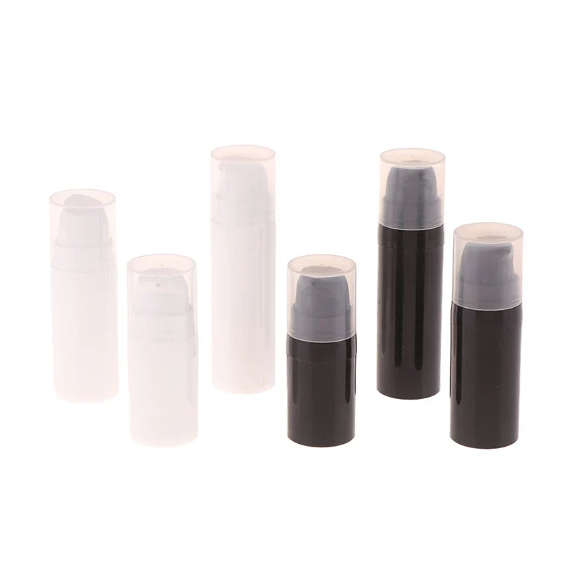 Refillable Airless Pump Bottles for Travel | Vacuum Lotion Containers 5ml 10ml 15ml