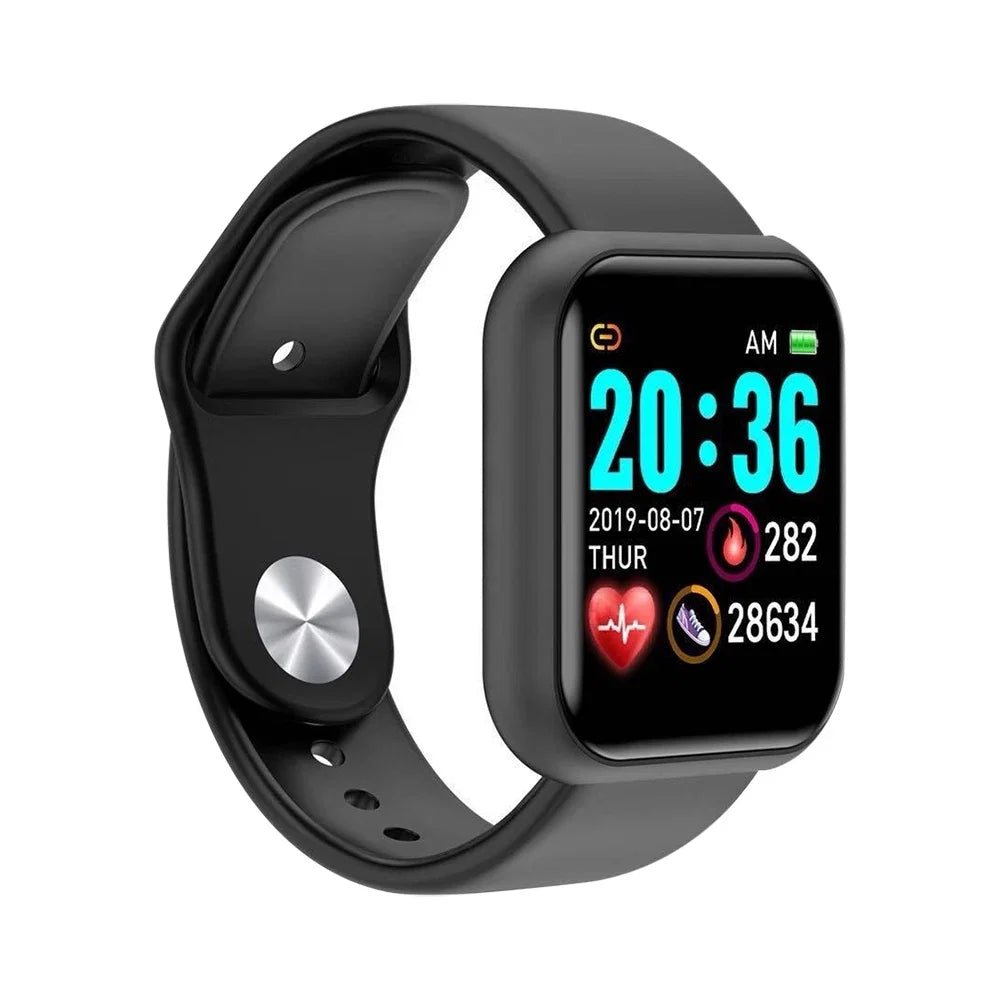 Bluetooth Smartwatch for Men Women | Fitness Tracker with Phone Control