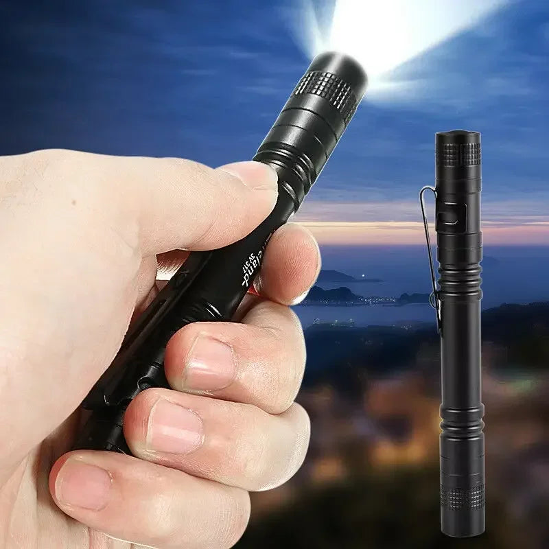 Mini LED Flashlight 50000LM Ultra Bright | Portable Penlight Torch for Camping and Work