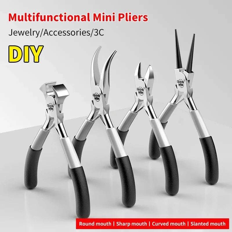 Mini Pliers Set for Jewelry Making | DIY Beading and Craft Tool Kit