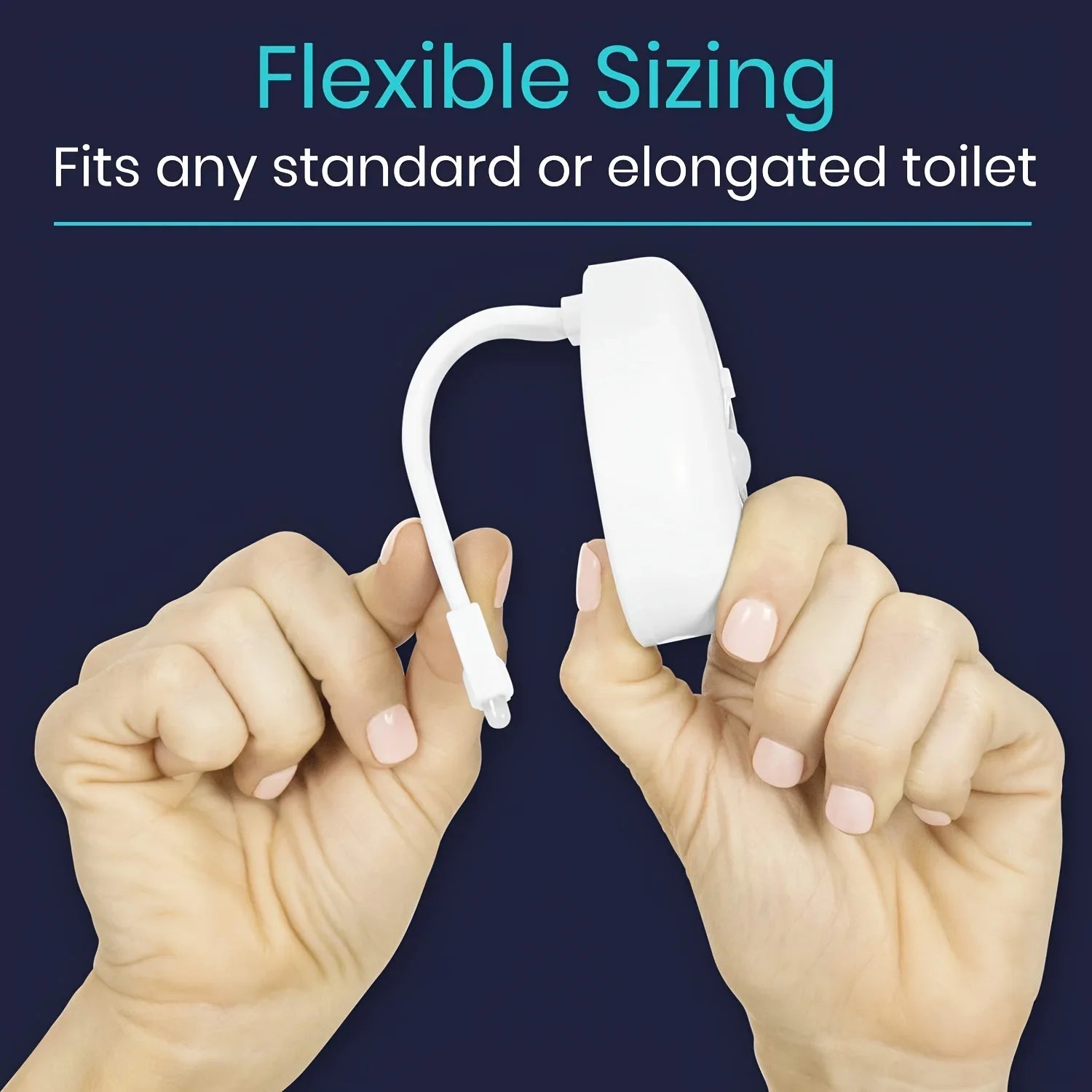 Toilet Motion Sensor Light | 8 Color Changing PIR LED Night Light for Bathroom