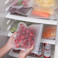 Reusable Silicone Food Storage Bag | Leakproof Stand Up Zip Pouch