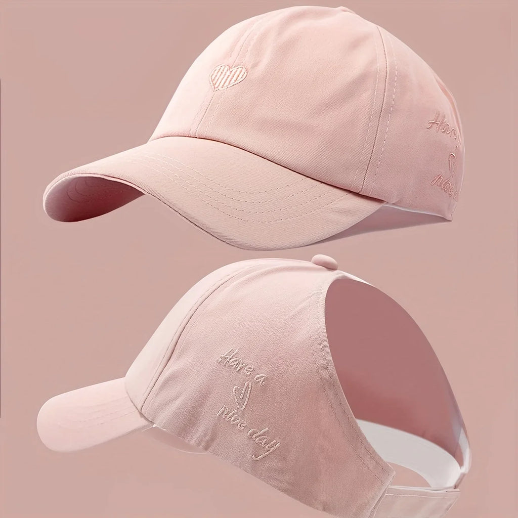 Summer Ponytail Baseball Cap | Breathable Outdoor Sun Hat for Women