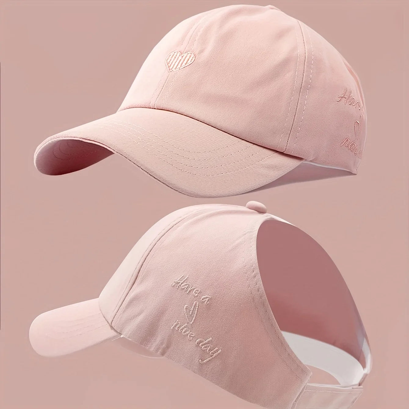 Summer Ponytail Baseball Cap | Breathable Outdoor Sun Hat for Women