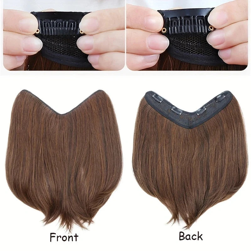 Clip In Hair Pieces for Volume | Straight Synthetic Hair Extensions for Women