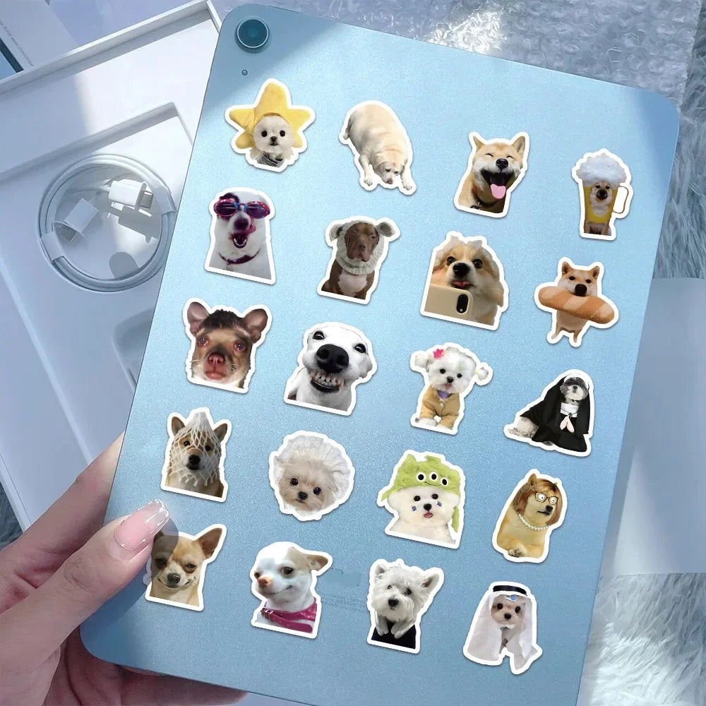 Funny Dogs Stickers | Cute Decals for Laptop, Guitar, and Water Bottle