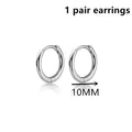 925 Sterling Silver Stud Earrings for Women | Plain Round Amethyst Earrings